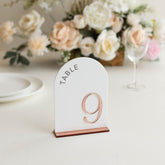 Acrylic 3D Mirror gold Table Numbers